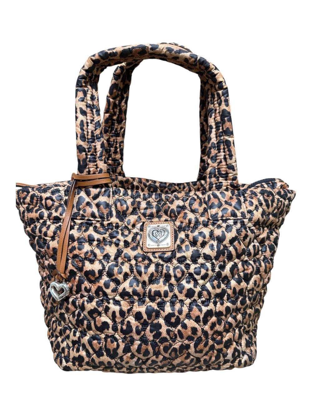 BRIGHTON HEART TO HEART KARTER CATWALK QUILTED LIGHTWEIGHT TOTE W/TRAVEL POUCH - Picture 2 of 16